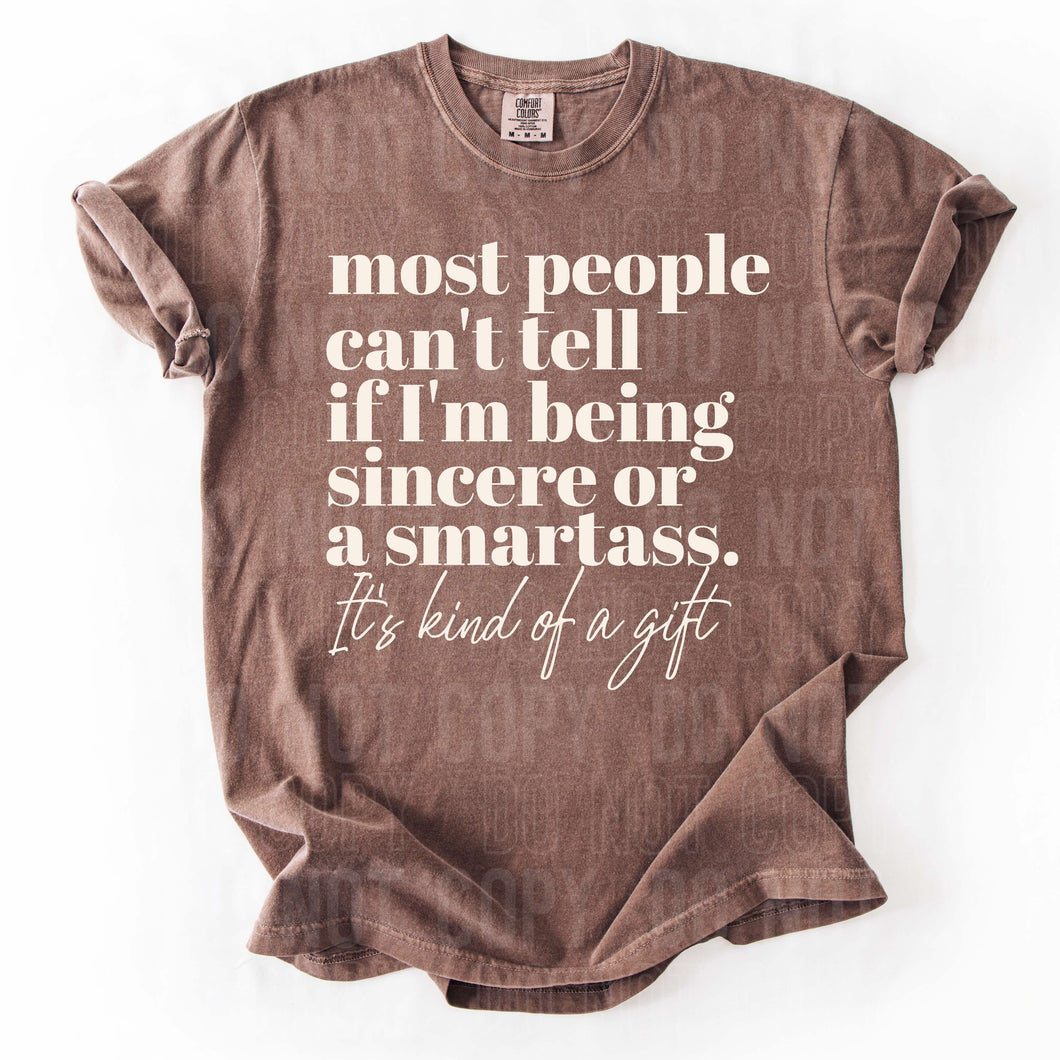 Most People Can’t Tell If I’m Being Sincere Or A Smartass TRANSFER SBB FEB 25