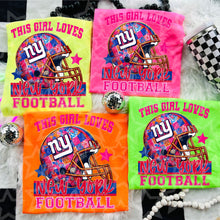 Load image into Gallery viewer, This Girl Loves Football Team Dropdown TRANSFER VIRGO JUNE 25
