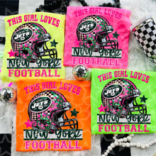 Load image into Gallery viewer, This Girl Loves Football Team Dropdown TRANSFER VIRGO JUNE 25
