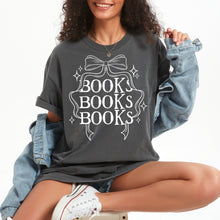 Load image into Gallery viewer, Books Stacked Bow Outline DROPDOWN TRANSFER CSC MAR
