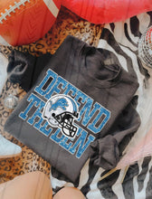 Load image into Gallery viewer, Football Mascot Faux Sequin Helmet DROPDOWN TRANSFER KAI JAN 26
