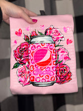 Load image into Gallery viewer, Pink Roses And Hearts Drink DROPDOWN TRANSFER SCG DEC 25
