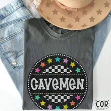 Load image into Gallery viewer, Colorful Checkered Stars Mascot DROPDOWN TRANSFER COR

