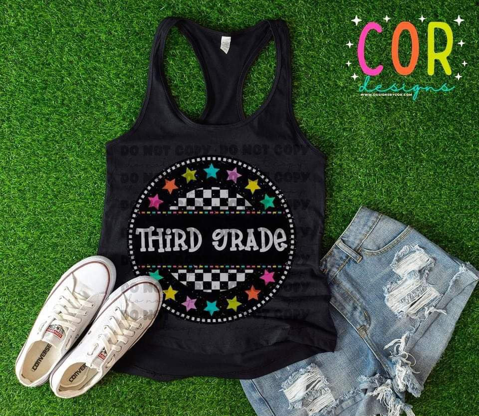 Star Checkered Grades DROPDOWN TRANSFER COR