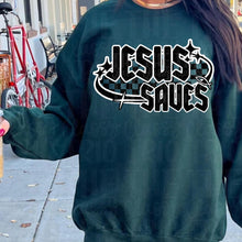 Load image into Gallery viewer, Jesus Saves Checkered TRANSFER CTD
