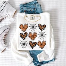 Load image into Gallery viewer, Brown Hearts With Spider Webs DROPDOWN TRANSFER CSC MAR

