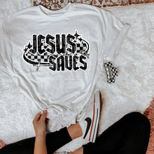 Load image into Gallery viewer, Jesus Saves Checkered TRANSFER CTD
