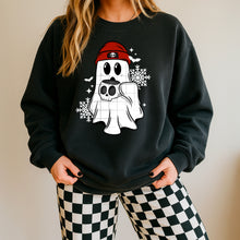 Load image into Gallery viewer, Ghost With Skull Mug And Red Skull Beanie And Snowflakes/Bats With Color Option DROPDOWN TRANSFER CSC NOV 25
