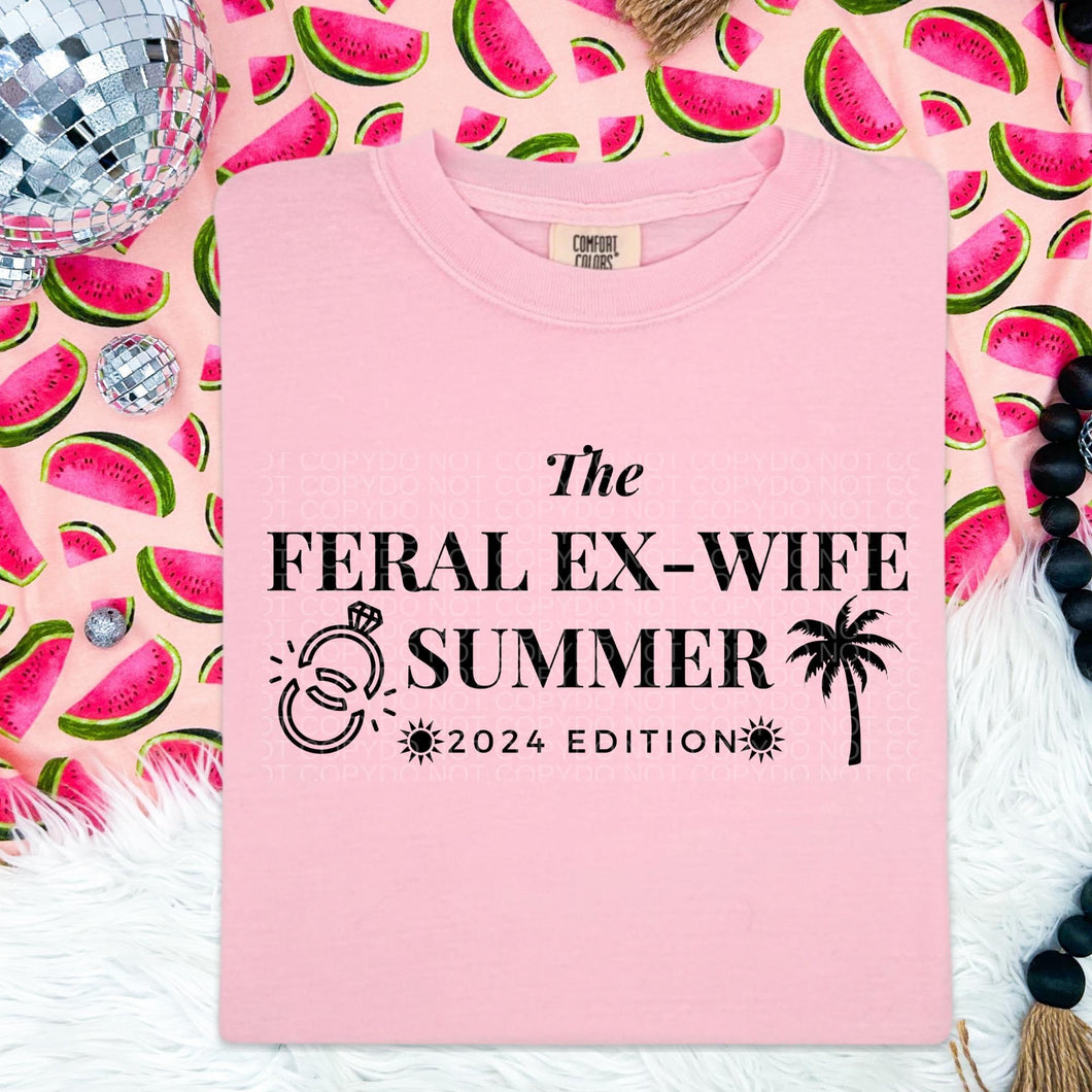 The Feral Ex Wife Summer Blk TRANSFER HMWK