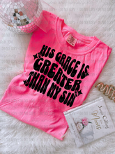 Load image into Gallery viewer, His Grace Is Greater Than My Sin Checker &amp; Non Checker Color Dropdown TRANSFER OHDD MAR 25
