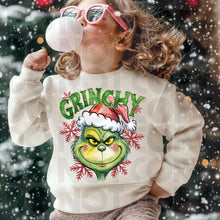 Load image into Gallery viewer, Christmas Green Guy Red Snowflakes TRANSFER RHD SEPT 25 KIDS CHRISTMAS MINI COLLAB DDVA X RHD
