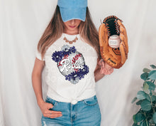 Load image into Gallery viewer, Baseballs With Flowers DROPDOWN TRANSFER SCG JAN

