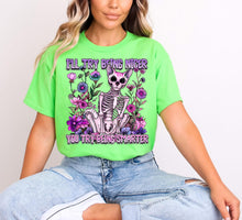 Load image into Gallery viewer, You Try Being Smarter Skelly Cat TRANSFER CST MAR
