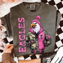 Load image into Gallery viewer, Pink Camo Jacket Mascots Dropdown TRANSFER VIRGO OCT 25
