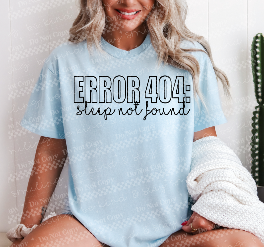 Error 404: Sleep Not Found DROPDOWN TRANSFER CML APR