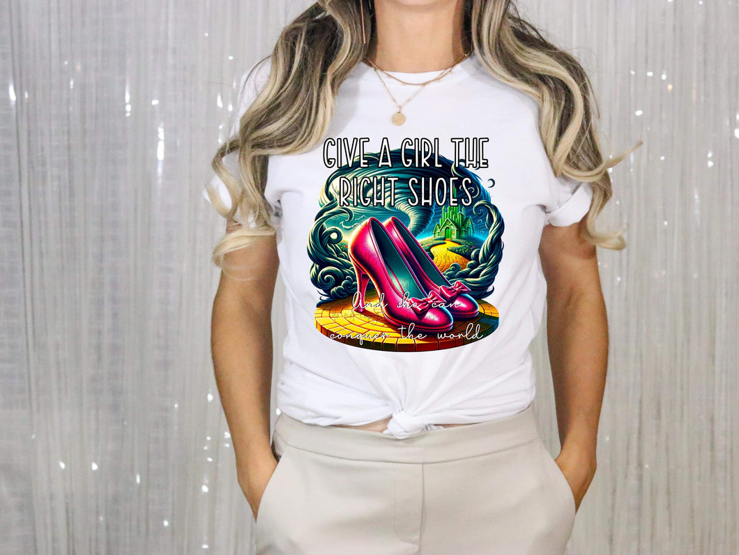 Give A Girl The Right Shoes And She Can Conquer The World TRANSFER