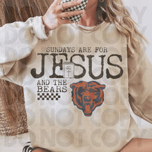 Load image into Gallery viewer, Sundays Are For Jesus &amp; Football Dropdown TRANSFER RHD OCT 25
