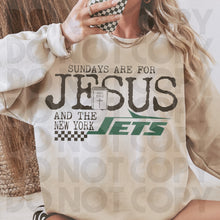 Load image into Gallery viewer, Sundays Are For Jesus &amp; Football Dropdown TRANSFER RHD OCT 25
