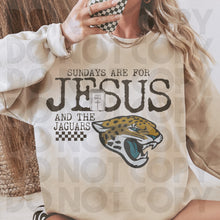 Load image into Gallery viewer, Sundays Are For Jesus &amp; Football Dropdown TRANSFER RHD OCT 25
