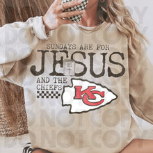 Load image into Gallery viewer, Sundays Are For Jesus &amp; Football Dropdown TRANSFER RHD OCT 25
