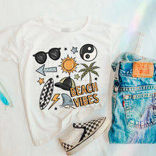 Load image into Gallery viewer, Beach Vibes Checker Surf Board Color Dropdown TRANSFER CSC APR 25
