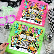 Load image into Gallery viewer, Bright School Bus Grades With Teacher Dropdown TRANSFER VIRGO JUNE 25
