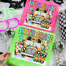 Load image into Gallery viewer, Bright School Bus Grades With Teacher Dropdown TRANSFER VIRGO JUNE 25
