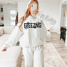 Load image into Gallery viewer, Freezing Distressed With Snowflakes With Color &amp; Stacked Option DROPDOWN TRANSFER CSC NOV 25

