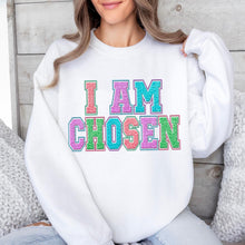 Load image into Gallery viewer, I Am Chosen Faux Chenille Pastel TRANSFER
