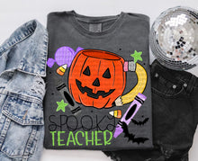 Load image into Gallery viewer, Spooky Teacher Pumpkin &amp; Pencil Jumbo Mug TRANSFER SCG SEP 26

