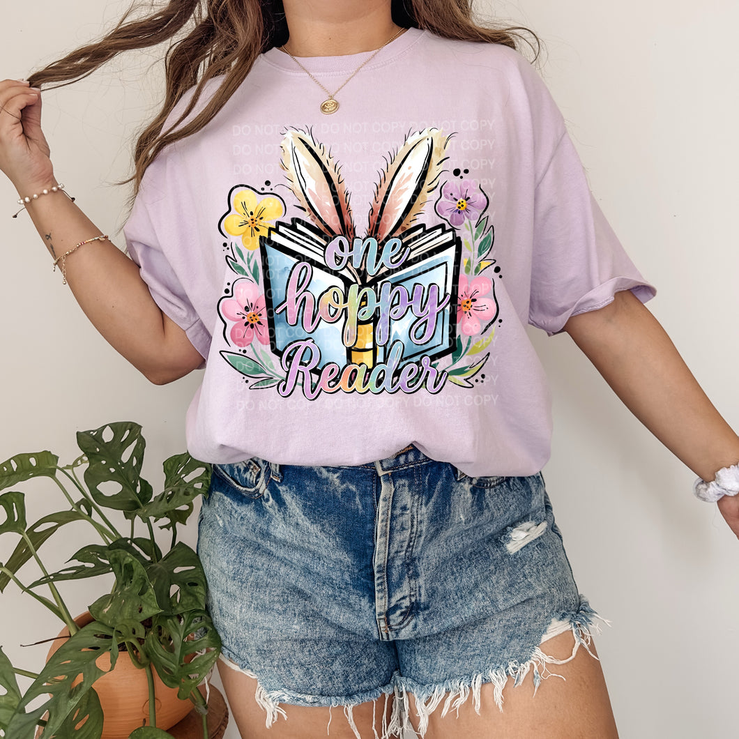 One Hoppy Reader Book With Ears TRANSFER SCG MAR