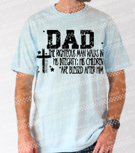 Load image into Gallery viewer, The Righteous Man Walks In His Integrity DROPDOWN TRANSFER CML MAY
