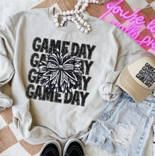 Load image into Gallery viewer, Game Day Stacked Sports Faux Rhinestones DROPDOWN TRANSFER CSD
