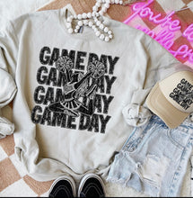 Load image into Gallery viewer, Game Day Stacked Sports Faux Rhinestones DROPDOWN TRANSFER CSD
