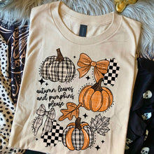 Load image into Gallery viewer, Autumn Leaves &amp; Pumpkins Please With SLEEVE OPTION DROPDOWN TRANSFER CSC AUG 25
