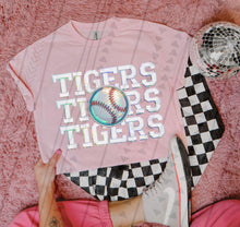 Load image into Gallery viewer, Baseball Mascots Stacked Faux Embroidery DROPDOWN TRANSFER TGG 24
