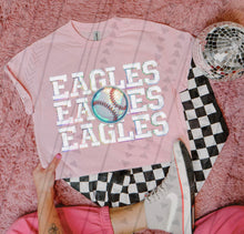 Load image into Gallery viewer, Baseball Mascots Stacked Faux Embroidery DROPDOWN TRANSFER TGG 24
