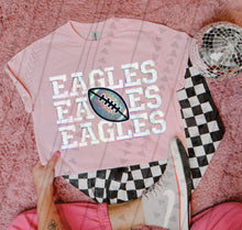 Load image into Gallery viewer, Football Mascots Stacked Faux Sequin DROPDOWN TRANSFER TGG
