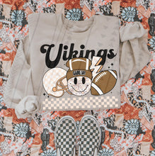 Load image into Gallery viewer, Retro Football Mascots Checkered DROPDOWN TRANSFER TGG
