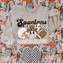 Load image into Gallery viewer, Retro Football Mascots Checkered DROPDOWN TRANSFER TGG
