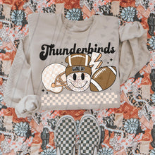 Load image into Gallery viewer, Retro Football Mascots Checkered DROPDOWN TRANSFER TGG
