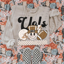 Load image into Gallery viewer, Retro Football Mascots Checkered DROPDOWN TRANSFER TGG
