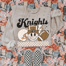 Load image into Gallery viewer, Retro Football Mascots Checkered DROPDOWN TRANSFER TGG
