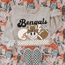Load image into Gallery viewer, Retro Football Mascots Checkered DROPDOWN TRANSFER TGG
