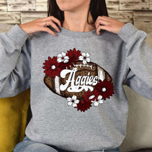 Load image into Gallery viewer, Football Floral Mascot DROPDOWN TRANSFER DEC SCG
