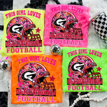 Load image into Gallery viewer, This Girl Loves Football Team Dropdown TRANSFER VIRGO JUNE 25
