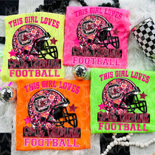 Load image into Gallery viewer, This Girl Loves Football Team Dropdown TRANSFER VIRGO JUNE 25
