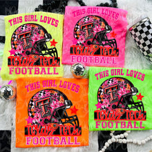 Load image into Gallery viewer, This Girl Loves Football Team Dropdown TRANSFER VIRGO JUNE 25
