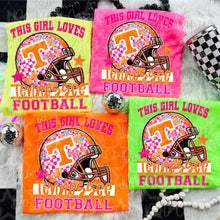 Load image into Gallery viewer, This Girl Loves Football Team Dropdown TRANSFER VIRGO JUNE 25
