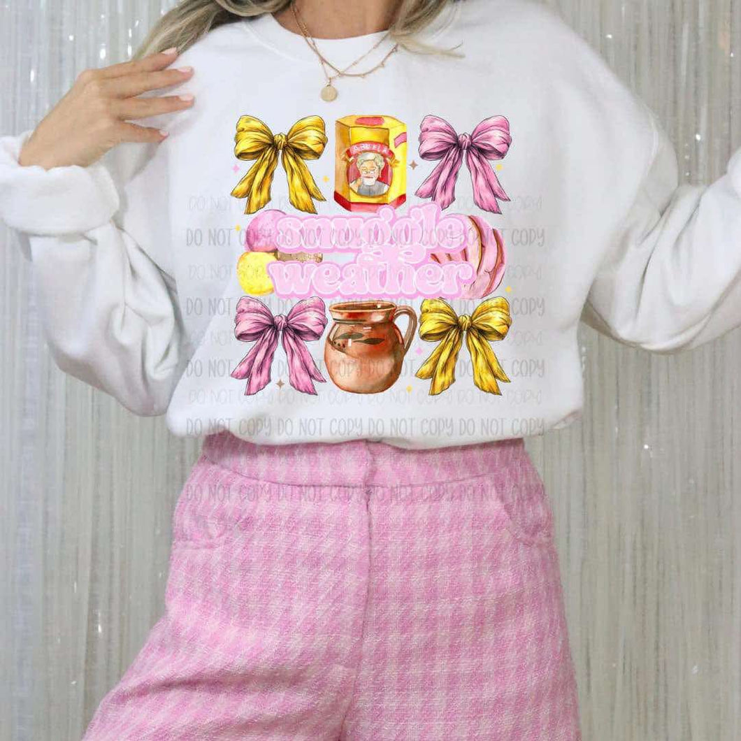 Snuggle Weather Bow Collage TRANSFER DEC SCG – Sassy Sublimation ...